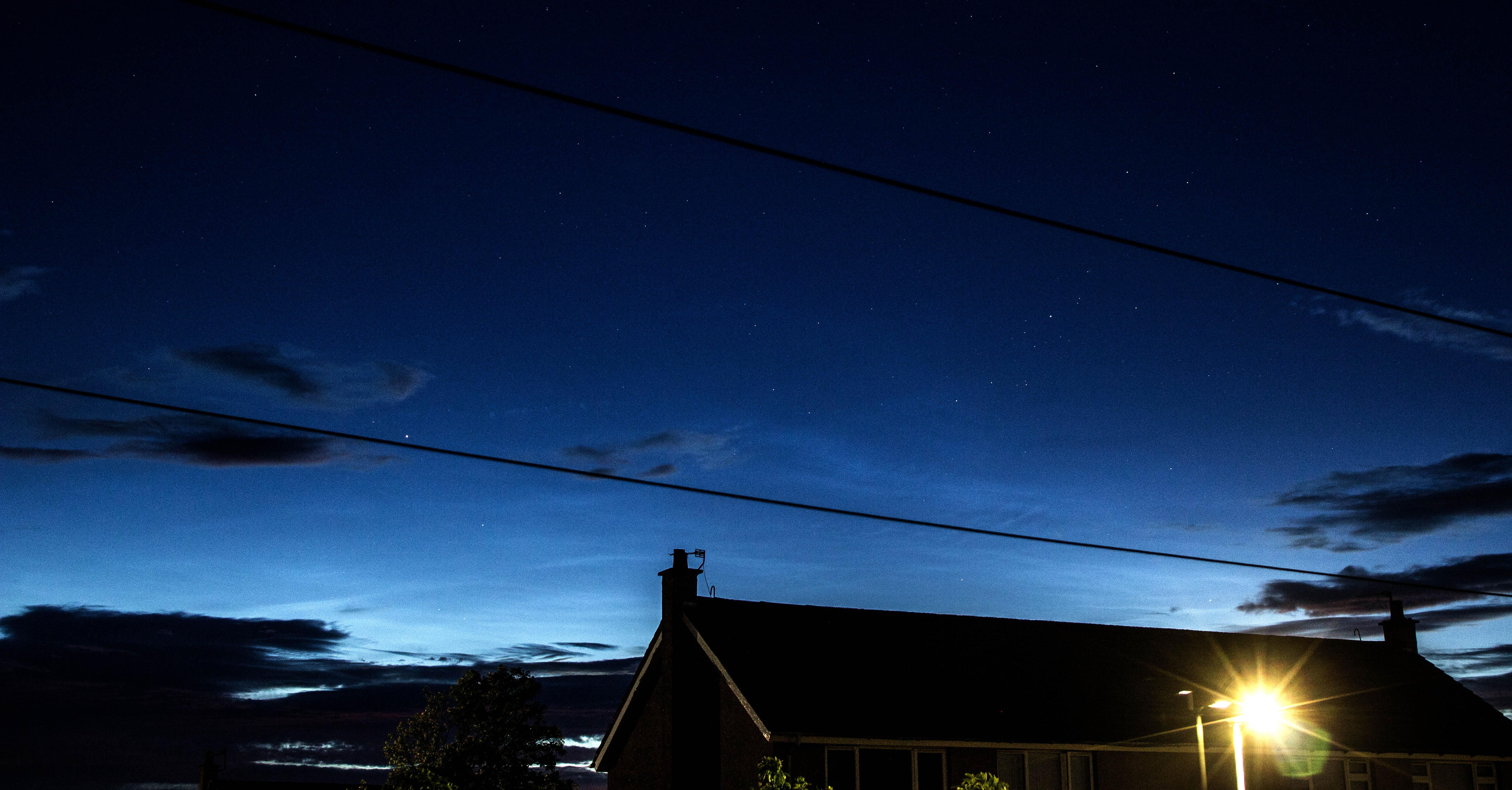 Another first sighting on NLC by Ken, this one at 2332 UT 3rd June